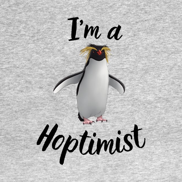 Rockhopper Penguin I'm an Optimist by Wilderness Insider